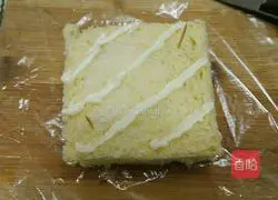 Illustration of how to make a sandwich bento 6