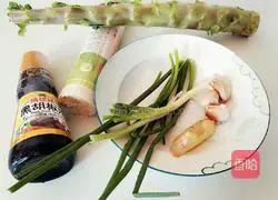 Illustration of how to make black pepper noodles 1