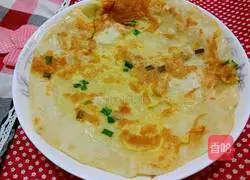 Illustration of how to make egg-filled pancakes 10