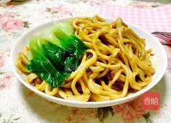 Illustration of how to make sesame sauce noodles 6