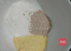 Illustration of making multigrain pancakes 1