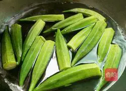 Okra Fried Rice Recipe Illustration 1