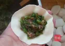 Beef and fennel filling Illustration of how to make dumplings 6