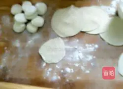 Illustration of how to make leek and egg dumplings 6