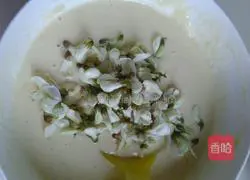 Sophora flower egg pancake recipe 5