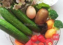 Illustration of how to make fruit fried rice for weight loss 1