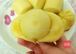 Illustration of how to make sweet potato steamed buns (Jin Yuanbao) 11
