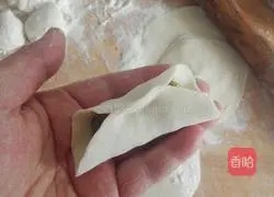 Illustration of how to make beef and celery dumplings 11