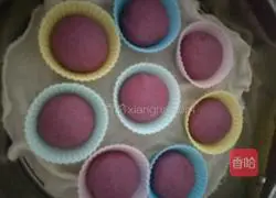 Milk Purple Sweet Potato Steamed Buns Recipe Illustration 8