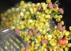 Corn fried rice recipe illustration 3