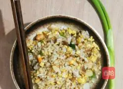 Illustration of how to make egg fried rice 4