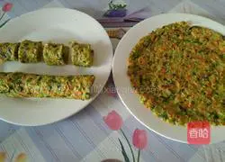 Invincible Vegetable Oatmeal Egg cake recipe 7