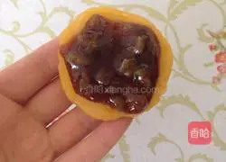 Illustration of how to make glutinous two-color sandwich cake 18