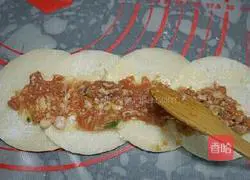 Illustration of how to make rose dumplings 3