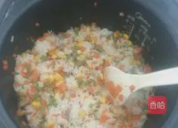 Illustration of how to make fried rice with egg buns (minions) 2