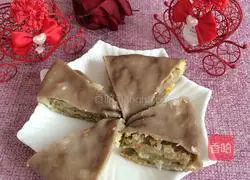 Illustration of making buckwheat pumpkin pie 7