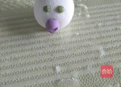 Illustration of how to make cute little glutinous rice balls 6