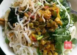 Illustration of how to make heavy-flavor sauce noodles 7