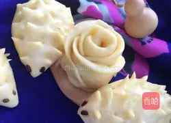 Illustration of how to make pumpkin steamed buns 20