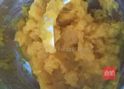 Illustration of making homemade pumpkin pancakes 2