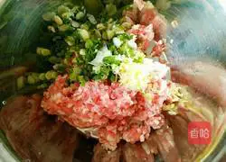 Lotus root meat dumpling filling illustration 3