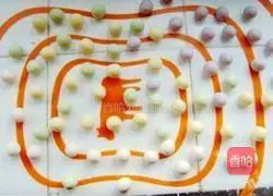 Illustration of how to make bean-flavored fruit dumplings 16