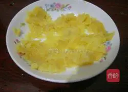 Illustration of making sweet potato dough cake 2