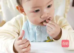 Baby Sesame and Purple Sweet Potato Cake Recipe Illustration 10