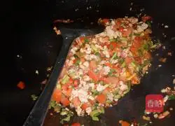 Illustration of how to make minced pork noodles 6