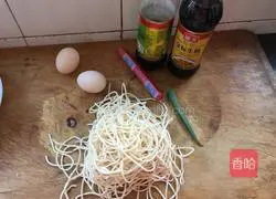 How to make fried noodles with egg sausage Illustration 1