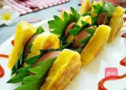 Illustration of how to make toothpick sandwich 2