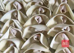 Illustration of how to make small wontons in clear soup 1