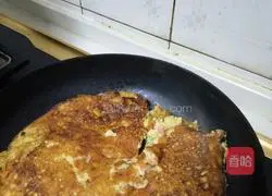 Enoki mushrooms Egg pancake recipe 7