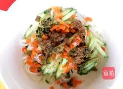 Illustration of making cold noodles 4