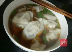 Illustration of how to make boiled dumplings 3