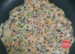 Illustration of how to make vegetable pancakes 4
