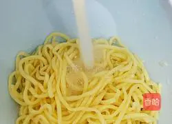 Illustration of how to make fried noodles 3