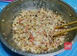 Illustration of how to make mushroom wontons 6