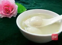 Illustration of how to make glutinous rice balls stuffed with peanut filling 13