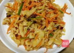 Illustration of how to make dried carrot noodles 6