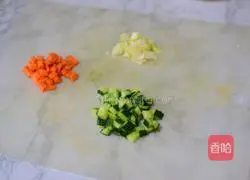 Cucumber and Egg Fried Rice Recipe Illustration 2