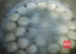 Illustration of how to make glutinous rice balls 6