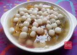 How to make sweet-scented osmanthus and pumpkin dumplings 9