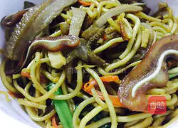 Super Fried Noodles Recipe Illustration 7