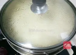 Illustration of how to make steamed beans and noodles 1