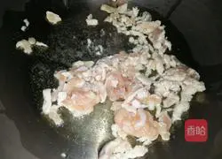 Chicken Illustration of how to make shredded fried noodles 5