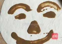 Illustration of how to make sesame sauce pancakes 5