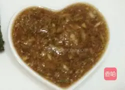 Illustration of making sweet potato leaf cake 13