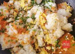 Illustration of how to make shrimp fried rice 14