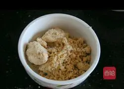 Illustration of how to make cute monkey peanut glutinous rice balls 4